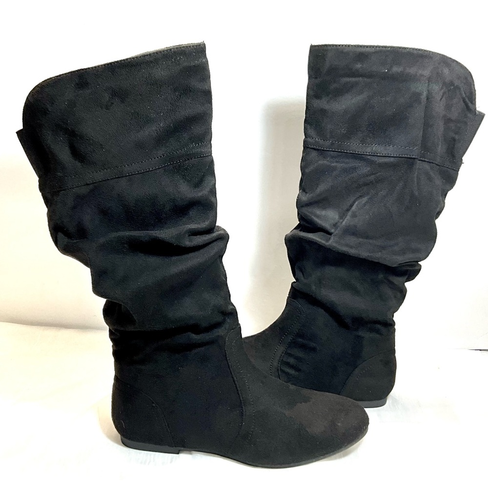 Black Suede Women's Boots 7.5